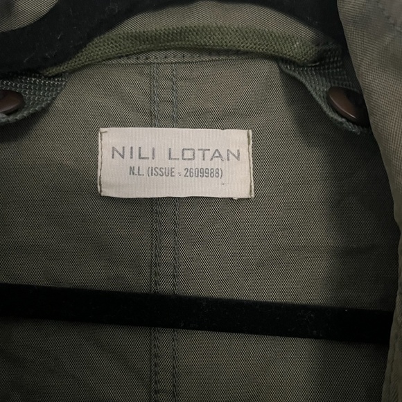 Nili Lotan Khaki Utility Coat - Picture 4 of 4